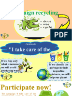 Recycling Campaign and Poster