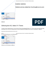 Enforcing The HCL Notes V11 Theme - Tips and News For Collaboration Solutions
