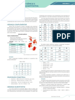 Herança quantitativa e interação gênica