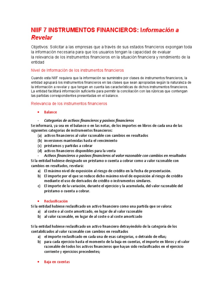 Niif 7 y 8 Grupo 4 | PDF | normas internacionales de INFORMACION ...