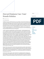 Harvard Business Case Yum Brands Solution DigitalAdBlog Com