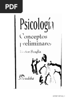 Scaglia Psicologia Conceptos Preliminares