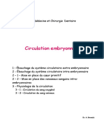 Circulation Embryonnaire