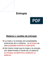 Balance de Entropia