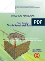 Modul D Konstruksi Batu Beton PDF
