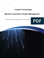 Distruptive Technology ML in Project Management. Ryan Gillespie