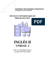 Ingles II Unidad 2