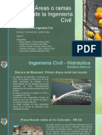 Áreas o Ramas de La Ingeniería Civil