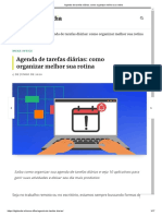 Agenda de Tarefas Diárias - Como Organizar Melhor Sua Rotina