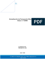 Manual Funcional de Cambios en Actualización Anexo Técnico 1.7 2020 Facturación Electrónica
