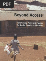 Download Beyond Access Transforming policy and practice for gender equality in education  by Oxfam SN52573541 doc pdf