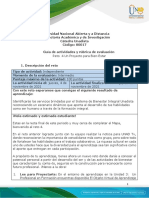 Guia de Actividades y Rúbrica Gde Evaluación Unidad 3 - Reto 4 - Un Proyecto para Bien-Estar