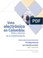 Voto Electrónico en Colombia