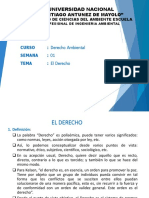 DERECHO AMBIENTAL Semana 1