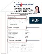 CV Isabel Zarate