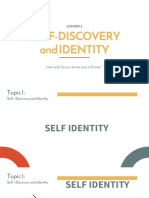 Lesson 2 - Self Identity