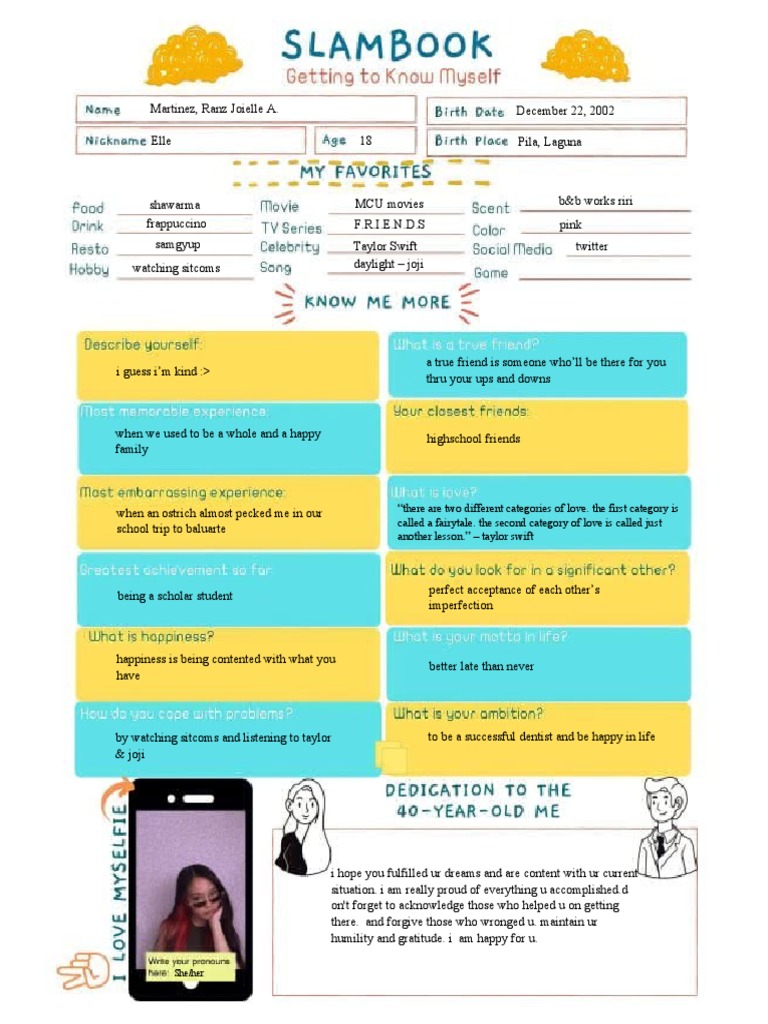 Slambook | PDF