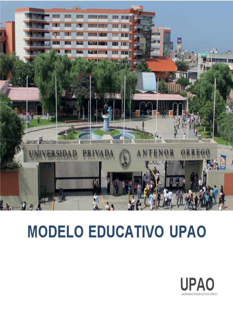 Modelo Educativo Upao | PDF | Plan de estudios | Aprendizaje