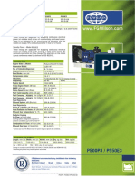 FGW P550E3 Generator Specifications