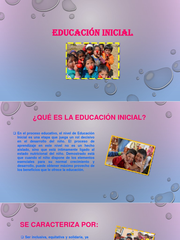Educacion Inicial | PDF | Educación de la primera infancia | La ...