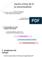 Apreciación Critica de La Teoría Estructuralista