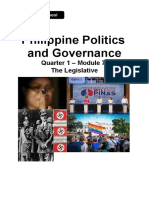 Philippine Politics and Governance: Quarter 1 - Module 7: The Legislative