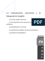 La Comunicación Emocional y La Busqueda de Los Insightstaller PDF