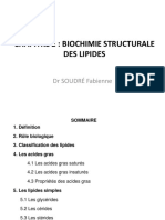 LIPIDES Biochimie Structurale