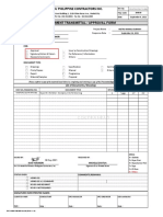 Shimizu Philippine Contractors Inc.: Document Transmittal / Approval Form