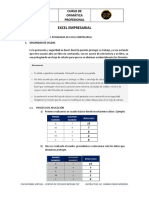 Excel Empresarial Sesión 1