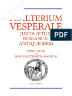 Psalterium: Vesperale