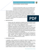 Plan de Seguridad y Salud Ocupacional