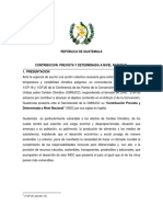 Gobierno de Guatemala INDC-UNFCCC Sept 2015