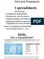 Introduction To Excel Word and Powerpoint 2015