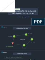 Programacion de Rutas Introduccion Teorica