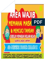 area wajib memakai masker