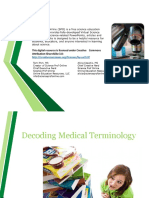 Decoding Medical Terminology Lecture