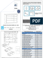 Manual de montagem Cômoda Fraldário Cléo