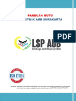 Panduan Mutu LSP Stmik Aubi