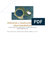 Definición y clasificación de Obras Hidráulicas