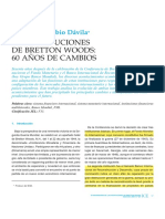 Lectura 4. Las Instituciones Del Bretton Woods. Juan Jose Toribio