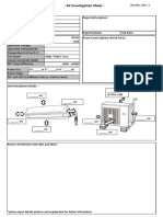 AIRCON Investigation Sheet