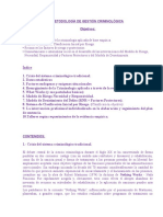 Gestión criminológica: Riesgo, necesidad y desistimiento