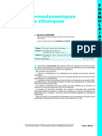 Données Thermodynamiques Des Éléments Chimiques