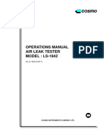 LS-1842 Air Leak Tester Operations Manual