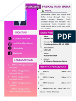 CV Lamaran Kerja Keren Dan Menarik