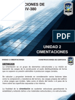 Unidad 2 Cimentaciones