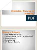 Historical Survey of Morality: Dr. JVP