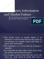 Asymmetric Information and Market Failure