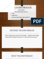 Kel. 1 TRANSFORMASI